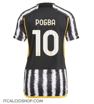 Juventus Paul Pogba #10 Prima Maglia Femmina 2023-24 Manica Corta